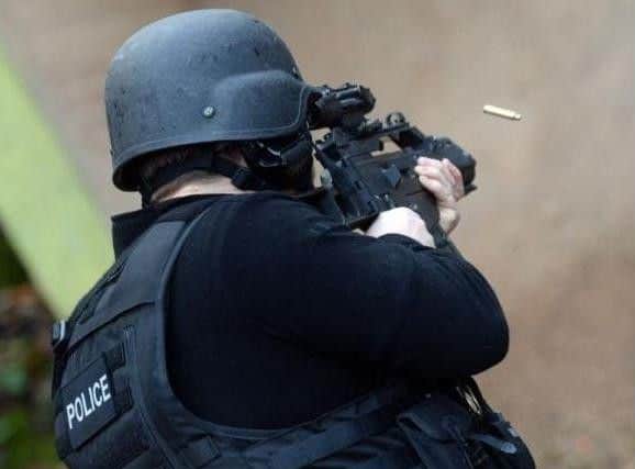Firearms officers are patrolling South Yorkshire