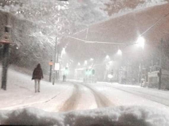 This was the scene in Sheffield on Boxing Day 2014