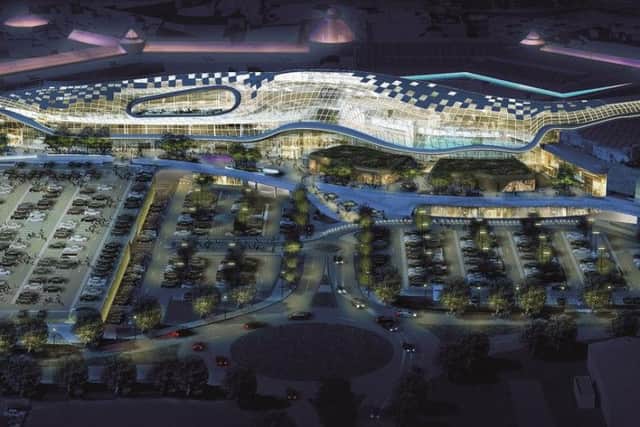 An artist's impression of the Meadowhall extension.