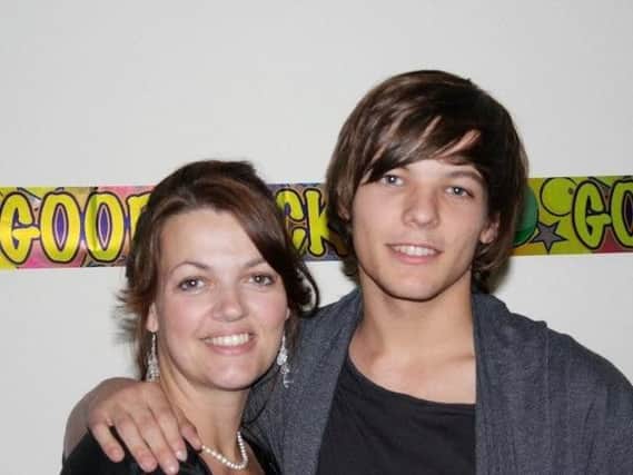 Louis with his late mum Johannah.