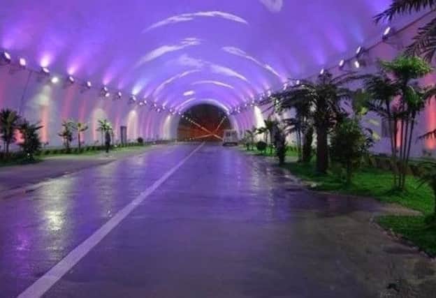 Zhongnanshan Tunnel in China