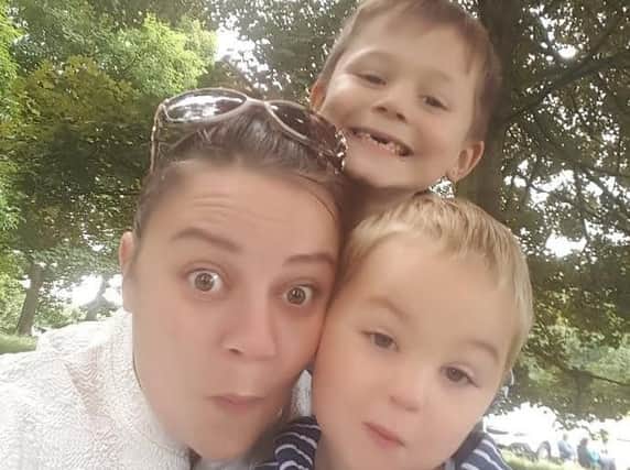 Hannah McIntyre saved for over six months to pay for the presents for her two sons Jacob, seven, and four-year-old Kaleb before thieves broke in the family home in Elm Lane, Skellow on December 14.