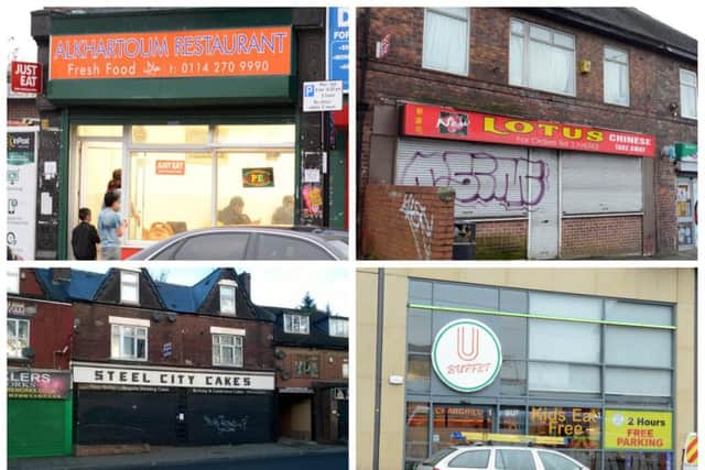 The four food outlets in Sheffield which received a zero-star hygiene rating
