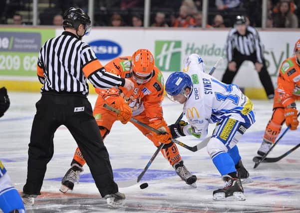 Face off Steelers v Coventry