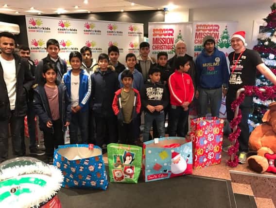 Youngsters made the donations to the Hallam FM campaign