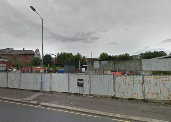 The former Saxon House in Broadfield Road, where a new four storey building with retail units on the ground floor and student accommodation above could be built. Photo: Google