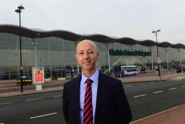 Steve Gill, MD of Doncaster Sheffield airport. Picture Scott Merrylees