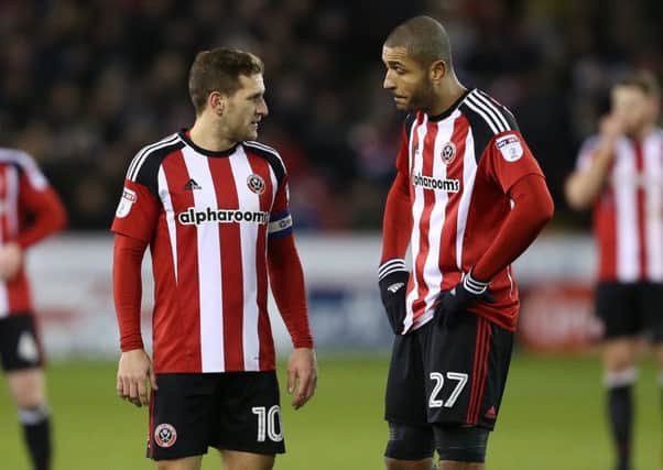 Billy Sharp and Leon Clarke can play together, says Chris Wilder. Pic Simon Bellis/Sportimage