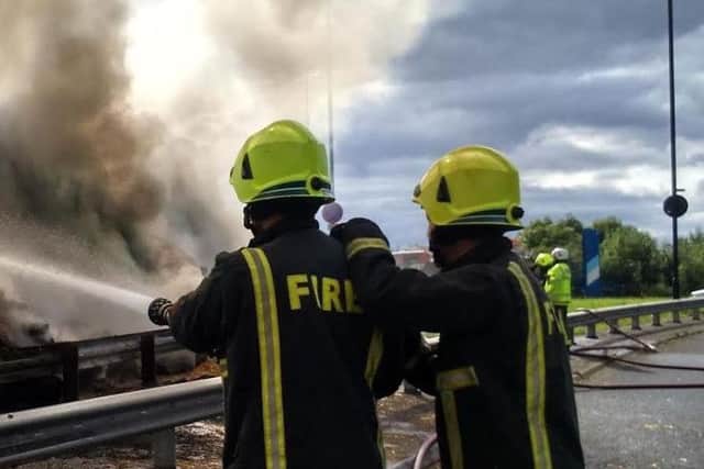 Firefighters in action
Picture: South Yorkshire Fire and Rescue