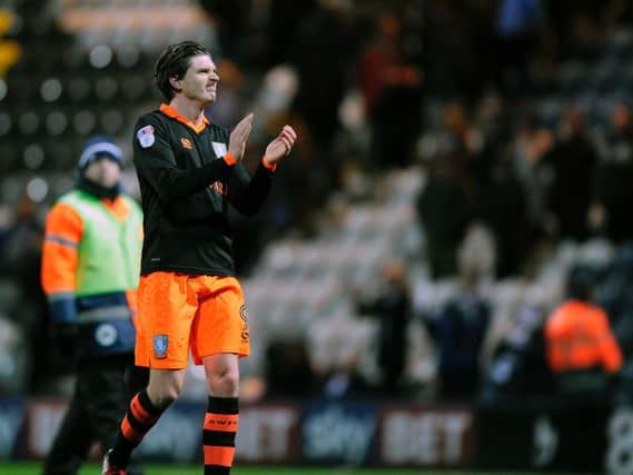 Adam Reach at the final whistle at Deepdale