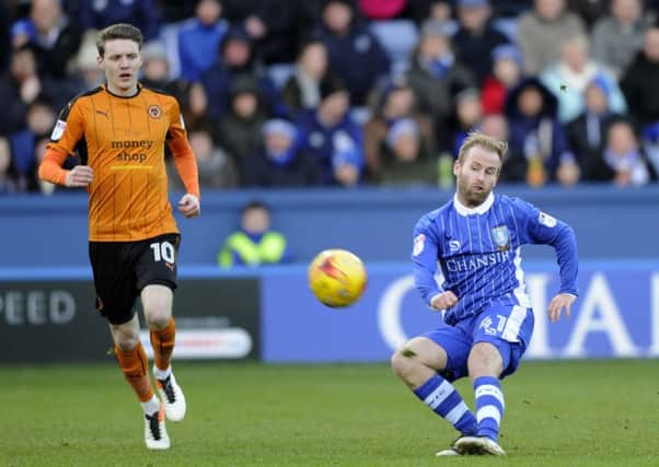 Barry Bannan in action against Wolves on Monday