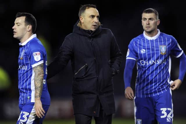 Carlos Carvalhal following the 0-0 draw with Wolves at Hillsborough