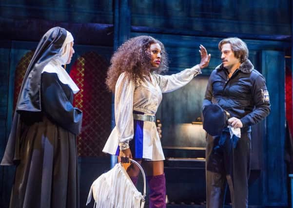 Talk to the hand: Alexandra Burke in Sister Act