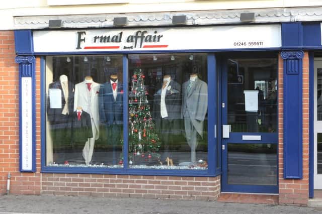 The Formal Affair shop in Chesterfield.