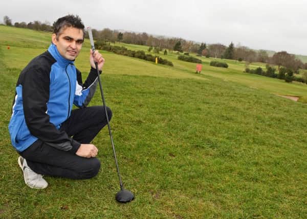 Arnie Singh, City Taxi's Managing Director, pictured at Hallamshire Golf Club. Picture: Marie Caley NSST Singh MC 1