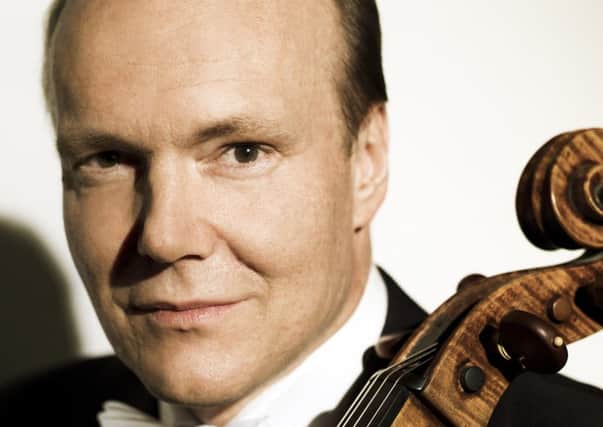 Truls Mork, one of the greatest living cello players, takes to the City Hall stage next week. 
CREDIT Johs Boe