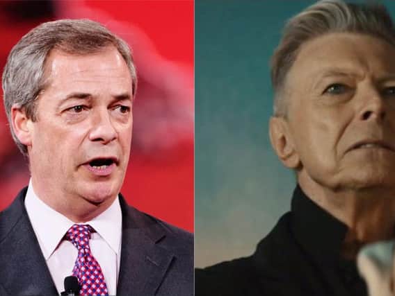 Big year for Nigel Farage and, posthumously, David Bowie