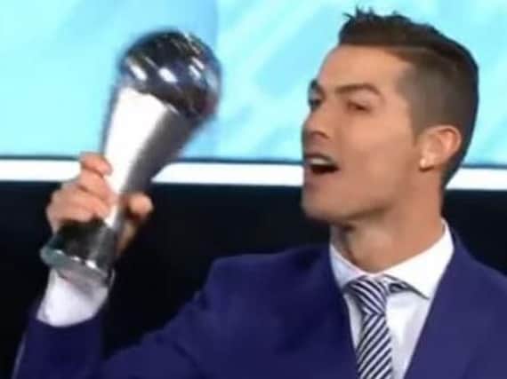 Serial award winner Cristiano Ronaldo
