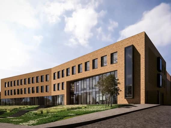 An artist's impression of the new school Sheffield Council wants to build on the site of the former Bannerdale Centre. Photo: Bond Bryan Architects