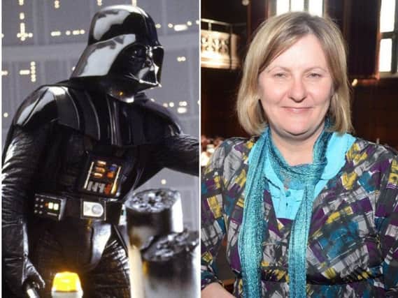 Sheffield City Council leader Julie Dore is dubbed Dore Vader in the clip.