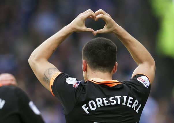 Fernando Forestieri is the type of player that needs and arm around the shoulder