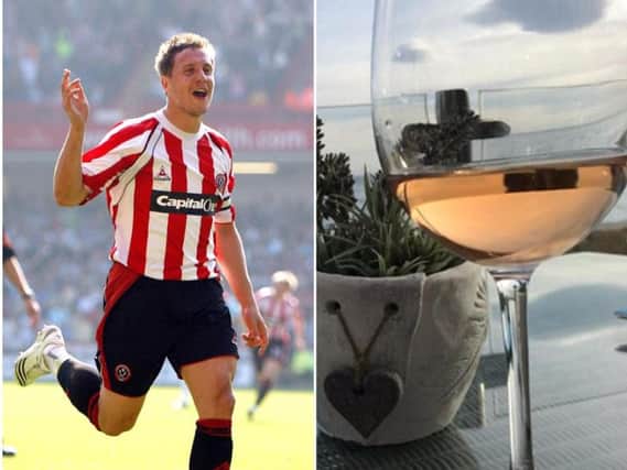 Phil Jagielka's wine photo caused upset among football fans. (Photo: Phil Jagielka/Instagram).