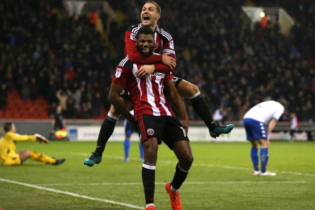 Ethan Ebanks-Landell is delighted to be staying at Bramall Lane. Pic Simon Bellis/Sportimage