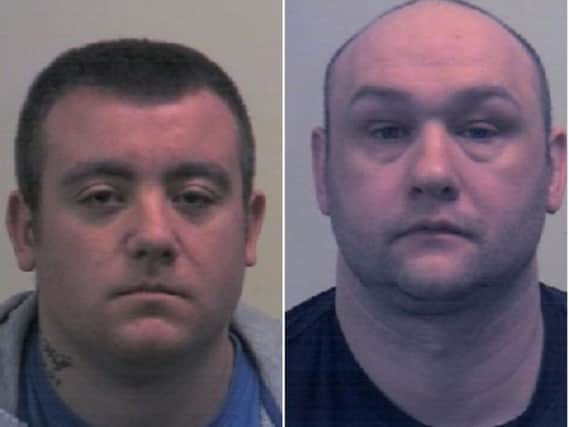 Lee Wolf, 24, and Martyn Sedgwick, 35 have both been jailed for seven years for their part in a shooting.