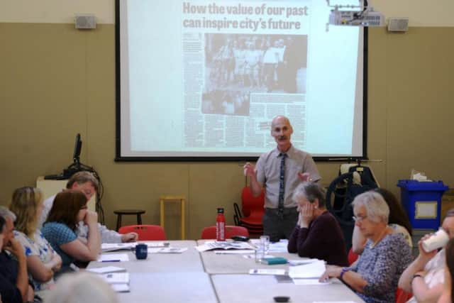 A Joined Up Heritage meeting.
