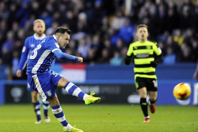 Ross Wallace's wonder strike. Pictures: Steve Ellis
