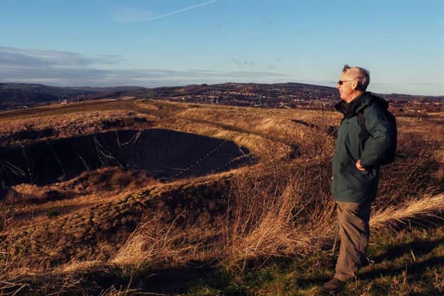 Parkwood Springs: Friend of Parkwood Springs Neill Schofield looking out at the top of the valley by the landfill site which should soon become open to the public