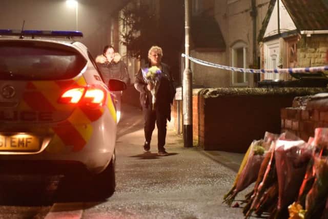 The scene where the body was found.