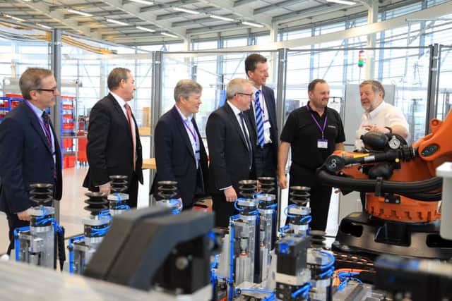 Keith Ridgway leads a tour of Factory 2050. Picture: Chris Etchells