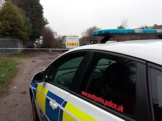 Police are still carrying out forensic work at the scene where the body of a teenage girl was found
