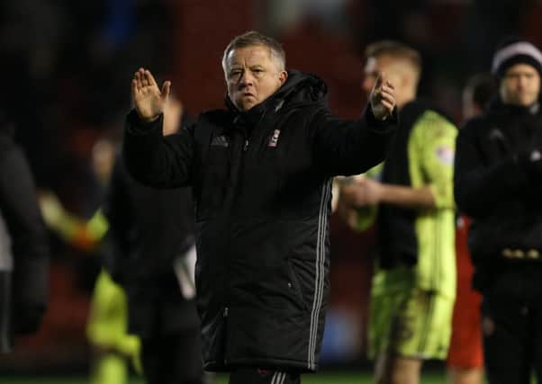 Chris Wilder says Sheffield United are an attractive proposition. Pic Simon Bellis/Sportimage