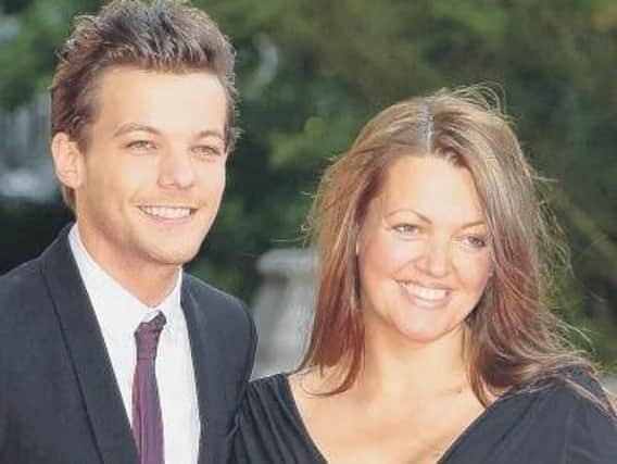 Louis with his mum Johannah.