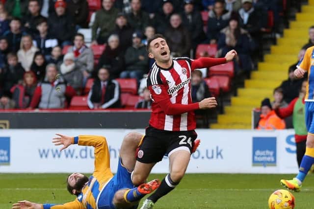 Daniel Lafferty could return to action, Chris Wilder confirmed earlier today. Photo: Sportimage)