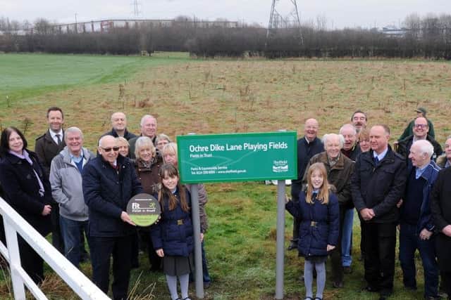 Ochre Dike Playing Fields is Sheffield's third open space to be recognised by the Fields in Trust charity