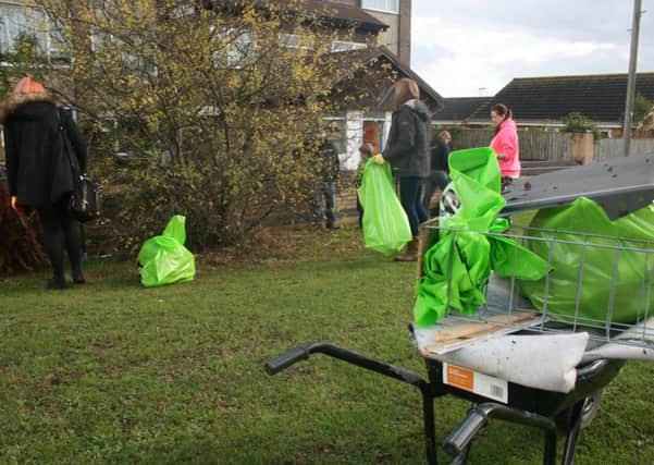 Sheffield residents take part of a big tidy up event in an effort to keep the streets clean.