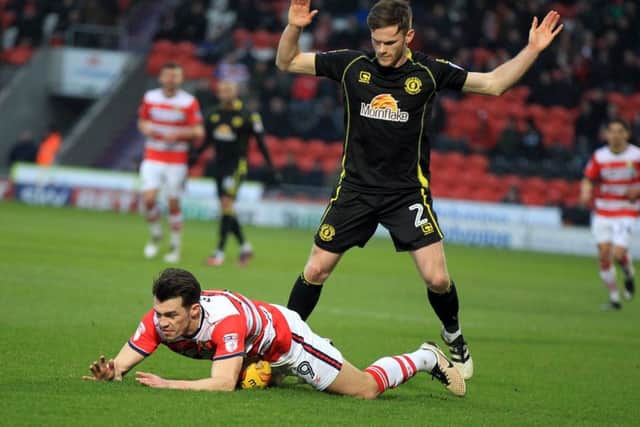 Rovers player John Marquis in action. Picture: Chris Etchells