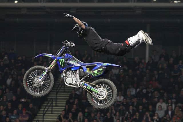 Is it a bird? Is it a plane? No, it's FMX superman Edgar Torronteras who says Sheffield is his fave arena