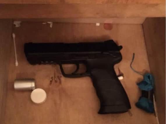 Police seized this fake gun
