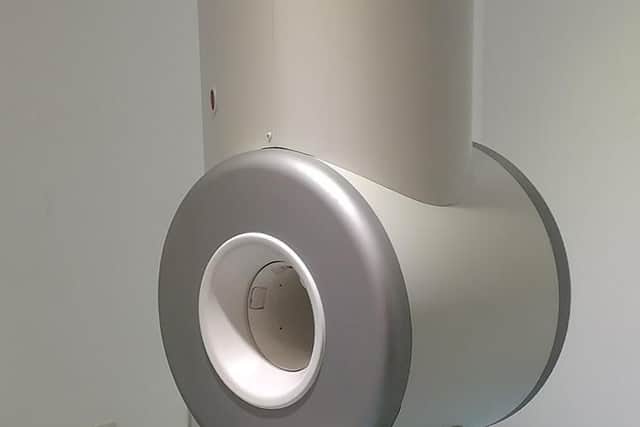 The neonatal MRI scanner at Jessop Wing Hospital