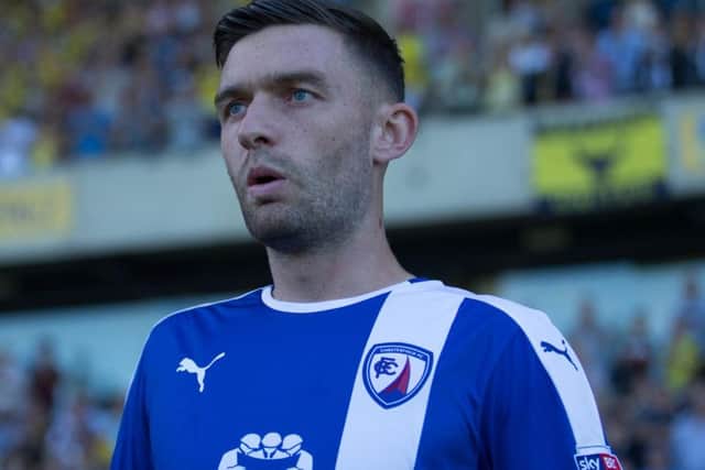 Jay O'Shea has scored eight goals for Chesterfield this season