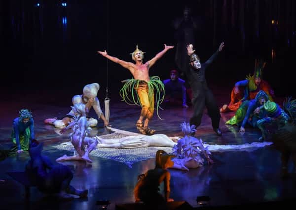 Cirque du Soleil show Varekai at Sheffield Arena