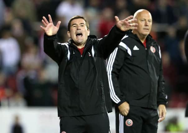 Nigel Clough in his time as manager of Sheffield United