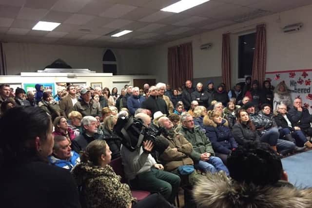 An Eckington Parish Council meeting discusses fracking.