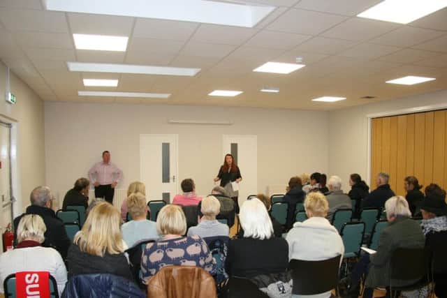 Concerned carers attended a public meeting at St Mary's Church on Bramall Lane