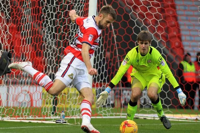 Andy Williams will rediscover his goal touch, says manager Darren Ferguson. Picture: Chris Etchells