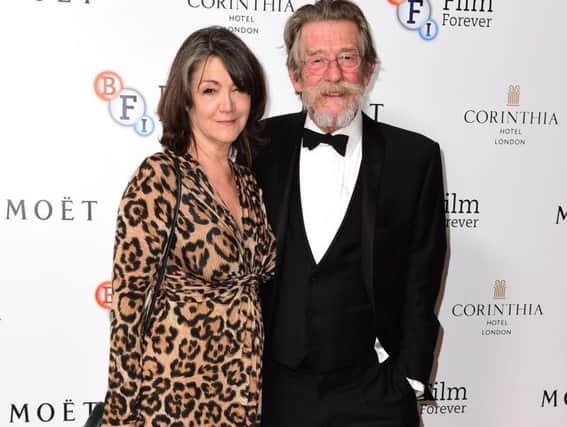 Anwen Hurt has led the tributes to her late husband Sir John Hurt, who passed away on Wednesday from pancreatic cancer